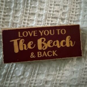 Beach-Themed Decorative Sign